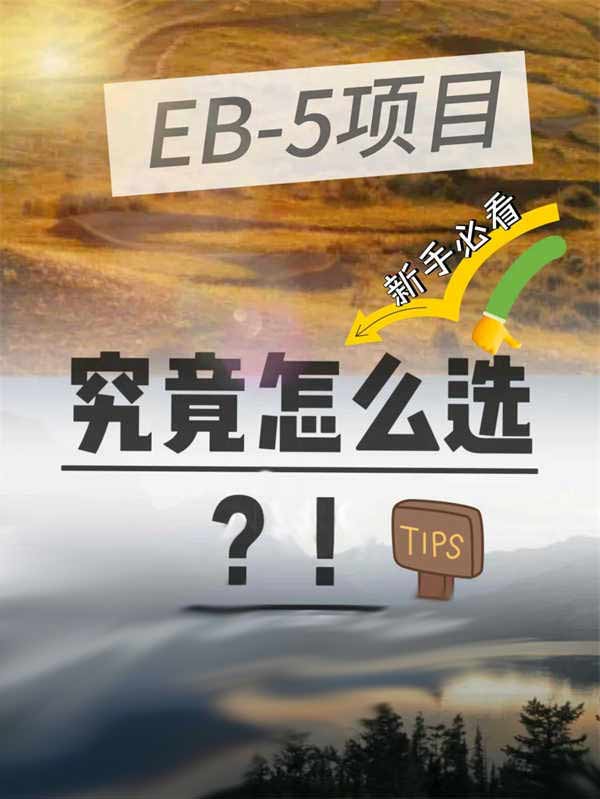 EB5项目究竟怎么选？！新手必看指南