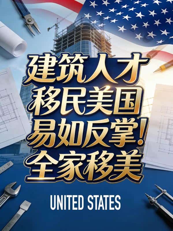 重磅！建筑行业人才，移民美国有多爽？