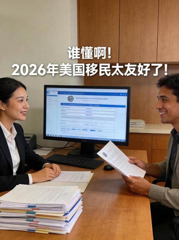 谁懂啊！2026年美国移民太友好了！