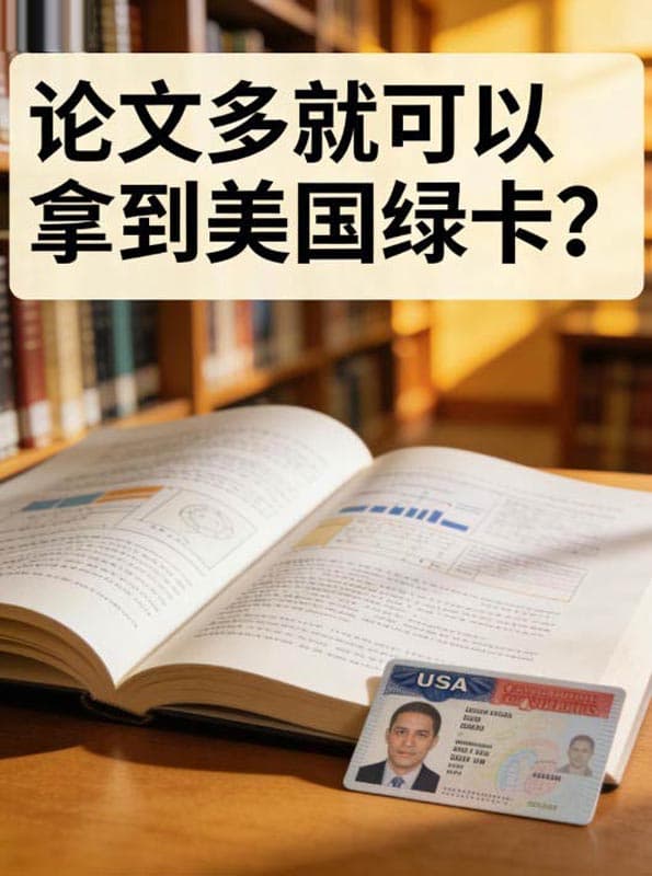 论文多就可以拿到美国绿卡? 论文多就可以拿到美国绿卡?