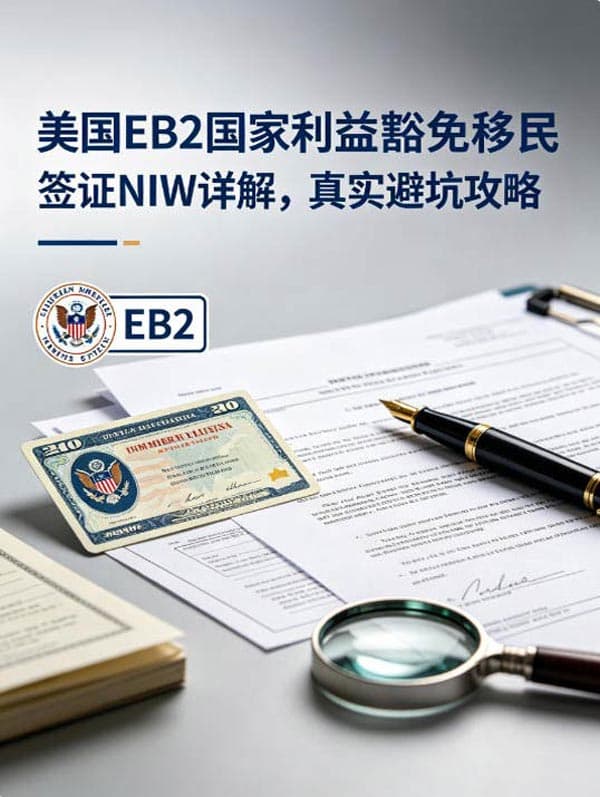 美国EB2国家利益豁免移民签证NIW详解，真实避坑攻略