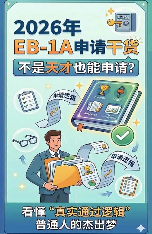 2026年美国EB-1A移民申请干货