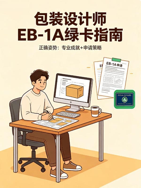 包装设计师走EB-1A拿美国绿卡的正确姿势
